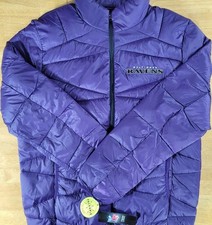 NFL Baltimore Ravens G-III Packable Light Weight Puffer Purple Size Large NEW  picture