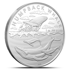 2023 Royal Australian Mint Humpback Whale 1 oz Silver Coin picture