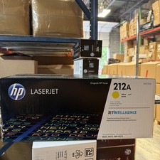 HP 212A Yellow Toner Cartridge Works for Color LaserJet Enterprise Damaged Box picture