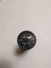 Bendix Corporation Hydraulic Pressure Indicator Flight Gauge 96774 18-1501 Nos picture