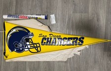Rare San Diego Chargers 20 X 49 Pennant Single Bar Helmet NFL Football New picture