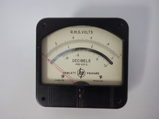 VINTAGE R.M.S. VOLTS DECIBELS 1MW 600 HP MODEL 1051  APR 18 1959 picture