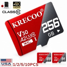 Micro SD TF Card 64GB 128GB 256GB Class 10 U3 A2 V30 Memory Card Lot Us Stock picture