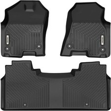 OEDRO Floor Mats for 2019-2024 Dodge Ram 1500 Crew Cab All Weather TPE Liners picture