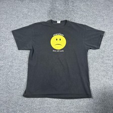 Vintage Everclear Shirt Mens XL Black Disco Still Sucks Tour Tee 2000 Radio picture