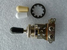10 pcs Genuine Epiphone Short Straight Toggle Switch Nickel w Knob USA Ship picture