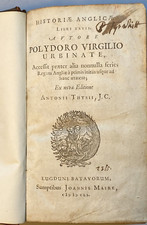 1651 History of England Polydoro Virgilio Latin Text Joannis Maire picture