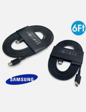 2x Original Samsung Galaxy S24 S23 S22 S21 5G USB-C 6FT Super Fast Charge Cable. picture