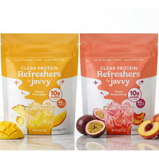 Javvy Clear Protein Refresher Mango Pineapple & Peach Passionfruit 2 Pack picture