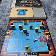 💥 Vintage 1983 Berzerk Board Game  Complete 💥 Issues With Adhesive And Dirty picture