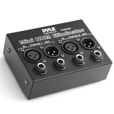 Pyle Compact Mini Hum Eliminator Box  2 Channel Passive Ground Loop Isolator,... picture