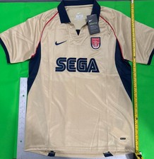 Thierry Henry Arsenal Sega 2001/2002 Away Jersey Retro New Size L picture