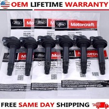 Motorcraft 6 Set Ignition Coils DG-520 For 07-13 Lincoln Mercury 3.5L 3.7L DG520 picture