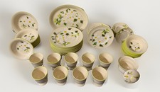 Vintage Franciscan Dogwood Earthenware Dinner Set 8pc Place Settings Amazing picture