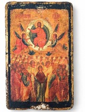 Icon  - Ascension of Christ Russian Old Orthodox icon picture