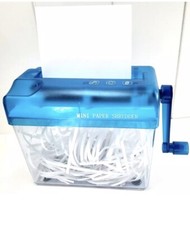 Mini Document Shredder HAND CRANK SHREDDER Small Hand Operated Paper Shredder picture