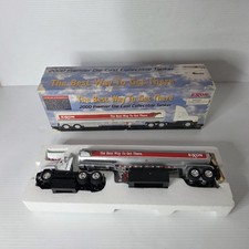 Exxon 2000 Premier Die Cast Collectible Tanker Semi Truck COA Nos Vintage  picture