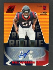 2023 Panini Zenith #196 Will Anderson Jr. Autographs No Huddle picture