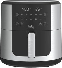 bella PRO - SmartCrisp 8-qt. Touchscreen Air Fryer - Stainless Steel picture