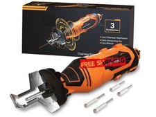 Kit afilador eléctrico para motosierra, con 4 muelas y accesorios picture