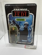 Star Wars 1983 Vintage Kenner ROTJ 65 Back C Luke Jedi Blue Saber MOC AFA 75 picture