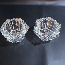 vintage cut glass or crystal votive candle/tealight holder picture