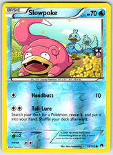 Slowpoke 19/122 XY - BREAKpoint Common Reverse Holo 2016 LP picture
