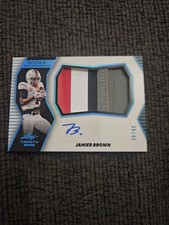 JAMIER BROWN RC AUTO PATCH #36/45 OSU 5 STAR WR 2026 Leaf Trinity Football  picture