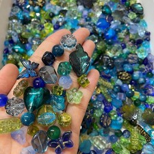100g Handmade Glass Beads for Jewelry Making - 200 Mixed Styles Assortment picture