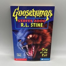 Cry of the Cat Goosebumps Series 2000 Book #1 with INSERT 1st Print RL Stine picture