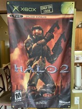 Halo 2 5ft Flag Microsoft XBOX 2004 Banner Poster Bungie Master Chief picture