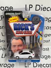 GREENLIGHT 2013 Chevy Cruze White LP Exclusive 1:64 Diecast Ricks Auto Sales picture