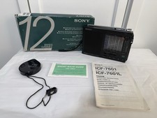 Sony ICF-7601 FM/AM/SW 12 Bands Shortwave Radio Tested & Working - Mint picture