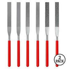 2 Pack ToolTreaux 6pc Diamond Coated Flat File Set, 40 to 600 Grit picture