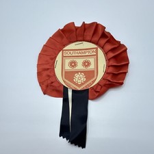Southampton FC - 1960’s-1970’s Rare Vintage Rosette. Collectors item picture