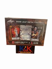 2026 Leaf Metal Football NFL Factory Sealed Hobby Box picture
