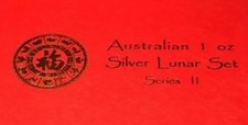 2008-2019 1oz Silver Lunar Series 2 Colorized Silver Coins Complete Set picture