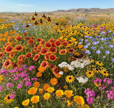 Landscaper’s Pack DROUGHT RESISTANT Wildflower Mix  Pollinator Garden 5000 Seeds picture