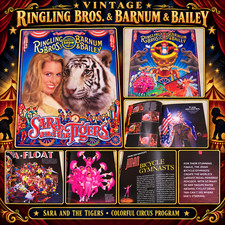 Ringling Bros Barnum Bailey Sara & The Tigers 2000 Circus Program Magazine picture