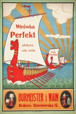 🚢 Burmeister i Wain Vintage Ad Poster - 24x36” - Early 20th Century Decor 🌅 picture