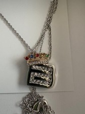 BIGBANG VIP 2014 Crown Necklace Silver Tone Concert Collectible 15+ Unused picture