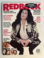 CHER on cover FEBRUARY 1991 Redbook Magazine - Article Inside picture