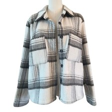 Melloday Women's Flannel Fleece Jacket Size Medium picture
