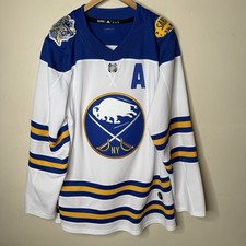 Buffalo Sabres adidas 2018 Winter Classic Jersey Mens 54 XL Fight Strap Patch A⁠ picture