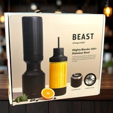 BEAST Mighty Blender 850+ 850W Stainless Steel Personal Blender, Black, 700mL picture