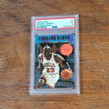 Fleer Ultra 1995 Scoring Kings Michael Jordan Chicago Bulls Card #4 PSA 5 picture