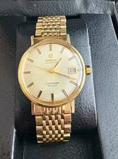 OMEGA 1960's Vintage Seamaster DeVille KM6292 w/original beads of rice bracelet. picture