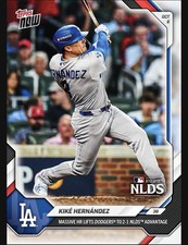 Kiké Hernández 2026 MLB Topps NOW Card 764 Presale Los Angeles Dodgers NLDS picture