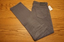 NWT MEN'S ADRIANO GOLDSCHMIED JEANS Multiple Sizes Everett Slim Straight Gray picture