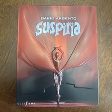 LTD ED STEELBOOK Suspiria 4K ULTRA HD 3 x Blu-ray cult films release NO BOOKLET picture